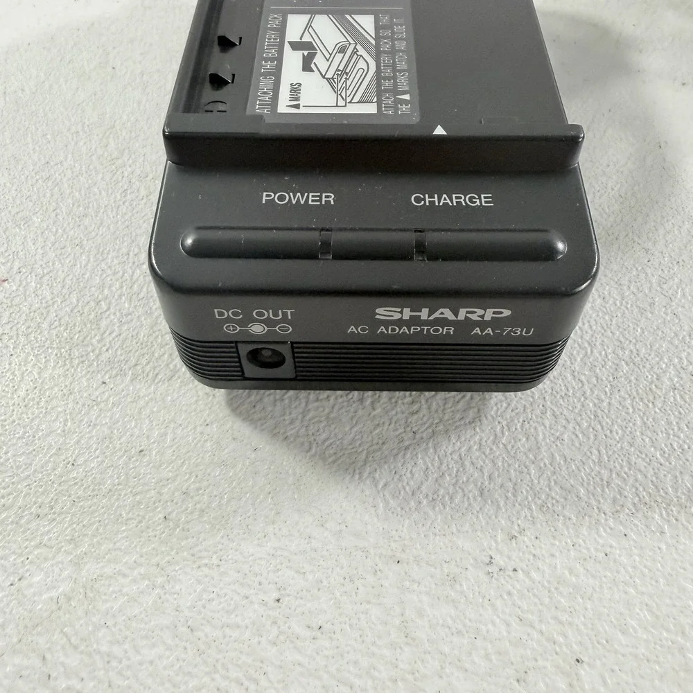 Sharp AA-73U Camcorder Battery Charger AC Adaptor‎ Power Supply TESTED WORKING